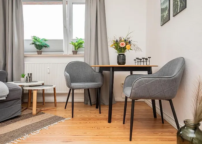 Fewo1846 - Kommood - Zentral Gelegenes Studio-Apartment Mit Balkon Im Hochparterre